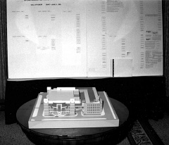 The campaign wall of honor and the model of the NRTIB display.