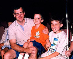 Ed Ryan from New Jersey with sons Conor and James