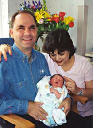 Tom and Eileen Ley with new son Jon Carlos Rivera Ley
