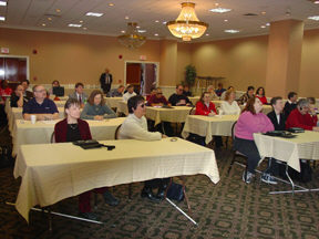 All told, almost fifty Federationists took part in the workshop for affiliate Webmasters.