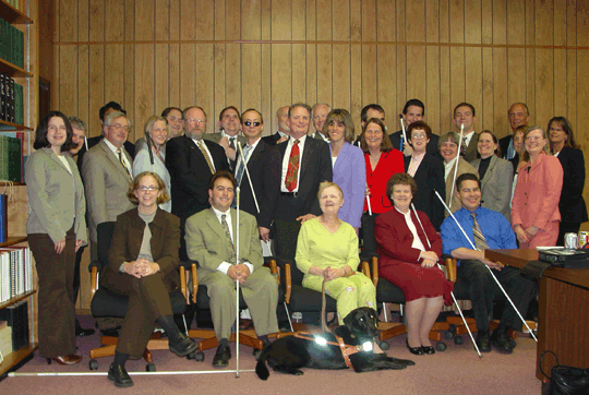 Portrait of all the participants in the rehabilitation conference.