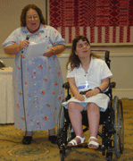 Jean Bugby and her adult daughter