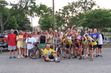 Federationists at the tandem bike ride