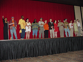 The Louisiana Center players take a bow after a performance.
