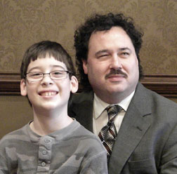 Parnell Diggs and his son, Jordan