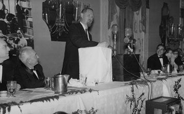 Jacobus tenBroek speaking at the podium