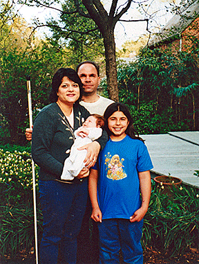 Eileen and Tom Ley, with their children, JonCarlos and Maria
