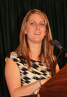 Lauren McLarney at the 2013 convention