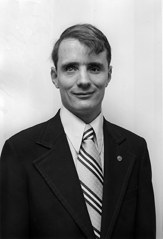 Marc Maurer in 1972 when he was the president of the National Federation of the Blind Student Division