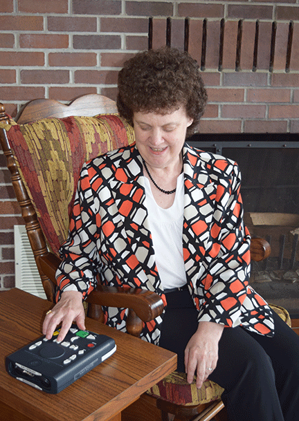 Pat Maurer using an NLS Player