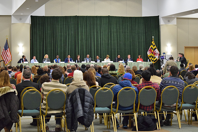 The mayoral debate drew quite a crowd of Baltimore voters