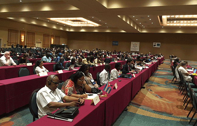 Session meeting of the WBU delegates