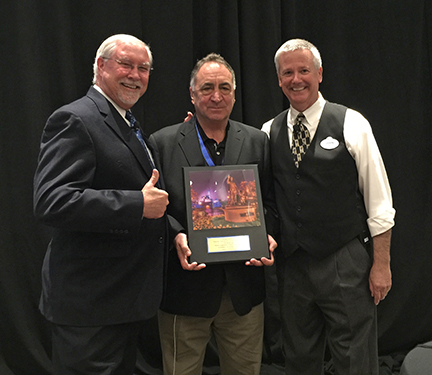 2016 Disney Institute Representatives recognizing Nicky Gacos