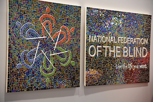 The NFB logo mosaic