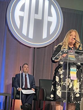 Anne Lancaster introduces Mark Riccobono
