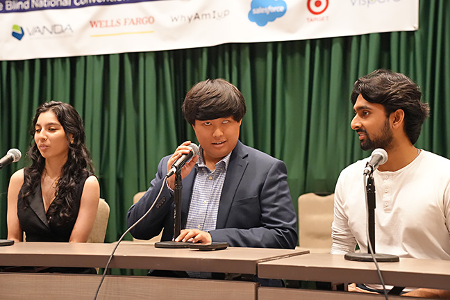 Student Leaders Panel: Manahil Jafri, Gene Kim, and Kinshuk Tella