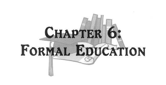 Chapter 6: Formal Education