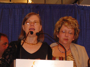 Barbara Cheadle and Carol Akers
