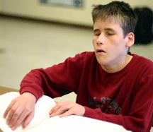 Andrew Nantz takes his reading seriously.