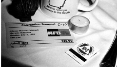The matchbook and candle from the 1999 NFB Banquet
