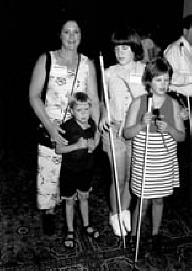 Susan Parsons of Missouri with children Jacob, Sarah, and Christine