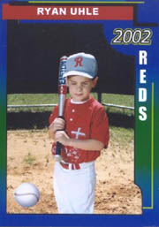 Ryan�s baseball card shot from 2002.