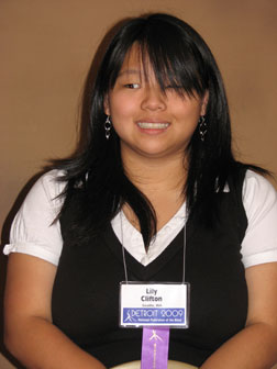 Lily Clifton of Washington, winner of the Charles and Melva T. Owen Scholarship for $10,000.