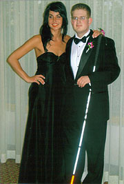Jon and his date attend the Senior Prom. 