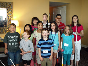 2010 winners of Braille Readers Are Leaders at convention