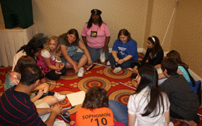 Kids gather for Youth Track