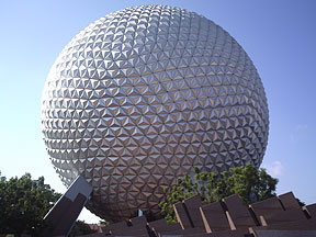 Epcot�s ride, �Spaceship Earth,� at Disney World [Wikipedia Commons]