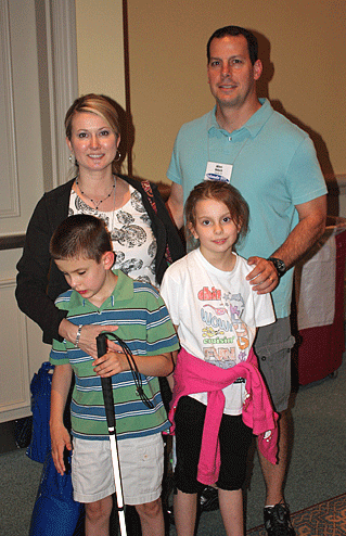 April and Allen Houck of North Carolina with their two children