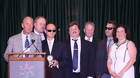 Jim Gashel and the 2014 Dr. Jacob Bolotin Award recipients.