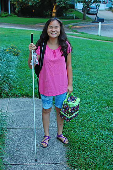 Amy Bishop heads off on the first day of school. See "In the Event of an Emergency"