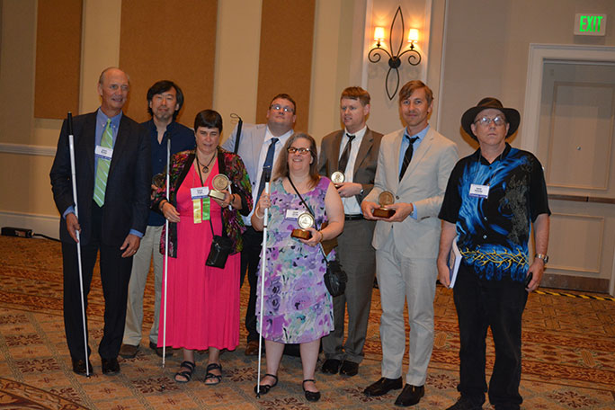 James Gashel and the 2016 Jacob Bolotin Award recipients
