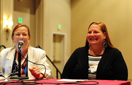 Carla McQuillan and Amy Lund