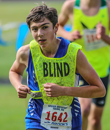 Luc Gandarias competes in the Sunfair Invitational in Yakima, Washington.