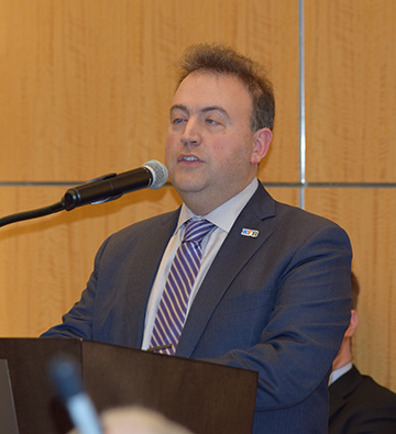 Mark Riccobono speaks at the Great Gathering-In, Washington Seminar, 2019.