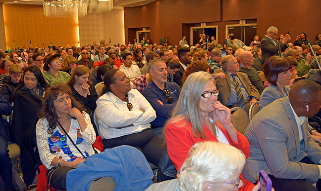 View of a room full of Federationists at the Great Gathering-In, Washington Seminar, 2019.