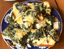 Photo of zucchini frittata
