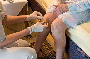 Even a small cut or scrape requires careful attention when you have diabetes. 