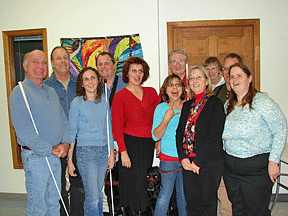 Pictured above (from left to right) are David Dawson, Gerry Leary, Arielle Silverman, Chris Foster, Angela Long and her daughter Virginia, Curtis Willoughby, Duncan Larsen, Doris Willoughby, Jim Wolcott, and Maryann Gilliard.