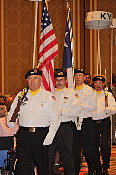 Presentation of the colors by American Legion Unit 21