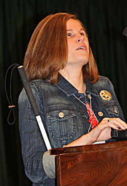 Kimberly Flores welcomes the convention to Dallas.