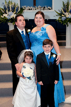Eric and Krystal Guillory with their children, Brilyn and Austin.