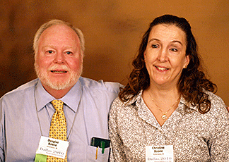 Christine Boone with husband Douglas.