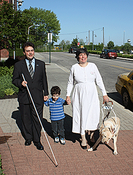 Melissa Riccobono with husband Mark and son Austin.