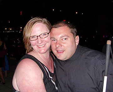 Newlyweds Joe Shaw and Karen Zakhnini