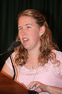 Kayleigh Joiner at the 2013 convention