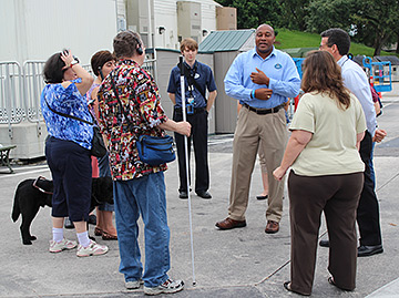 Receiving instruction on ATDs backstage